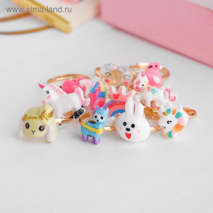 Кольцо детское "Ассорти" радужное, форма МИКС, цветное, безразмерное
Кольцо детское "Ассорти" радужное, форма МИКС, цветное, безразмерное