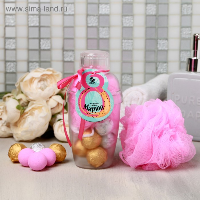 Набор "8 Марррта", соль для ванн 8 шт. по 10 г., и мочалка
Набор "8 Марррта", соль для ванн 8 шт. по 10 г., и мочалка