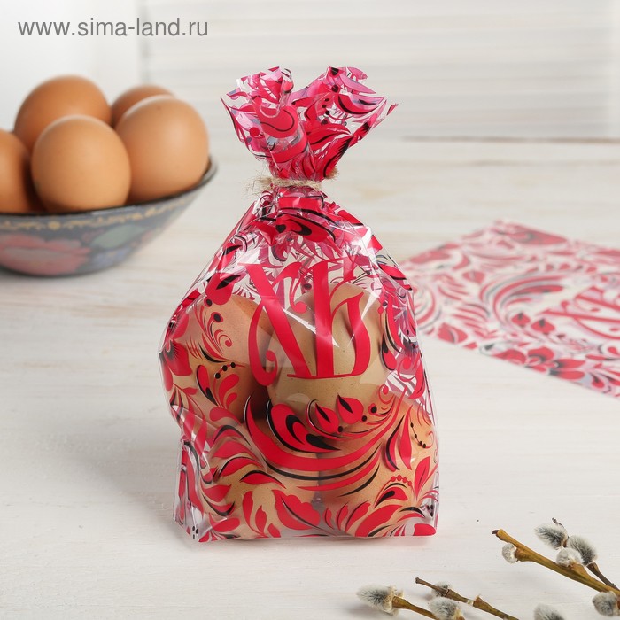 Пасхальный пакет с термонаклейкой «Красный узор», 14.5 × 20 см
Пасхальный пакет с термонаклейкой «Красный узор», 14.5 × 20 см