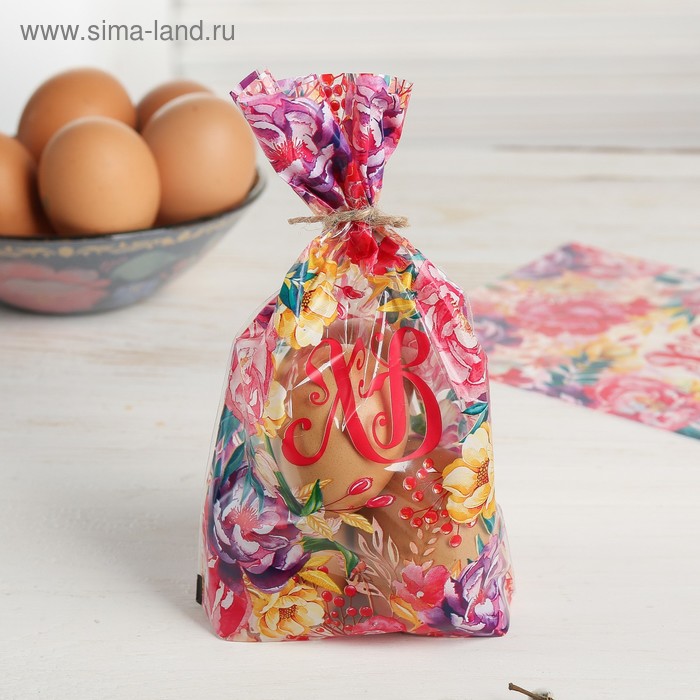 Пасхальный подарочный пакет «Цветы», 14.5 × 20 см
Пасхальный подарочный пакет «Цветы», 14.5 × 20 см