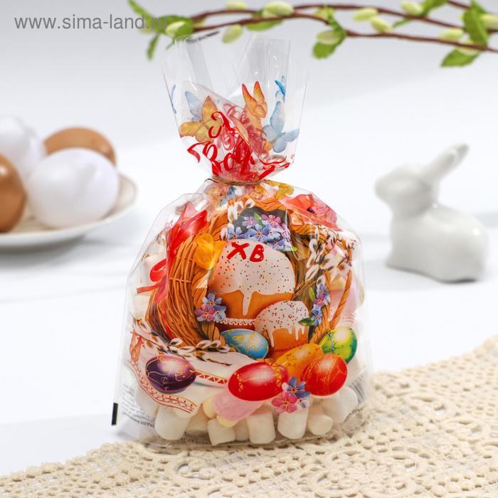 Пасхальный подарочный пакет «Пасхальная композиция», 14.5 × 20 см
Пасхальный подарочный пакет «Пасхальная композиция», 14.5 × 20 см