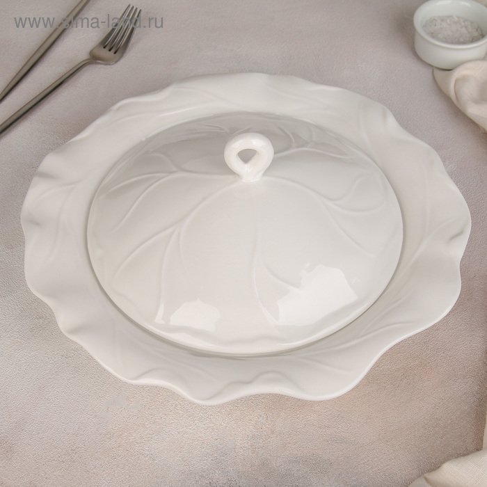 Тарелка «Бланко», 30х10 см, с крышкой
Тарелка «Бланко», 30х10 см, с крышкой