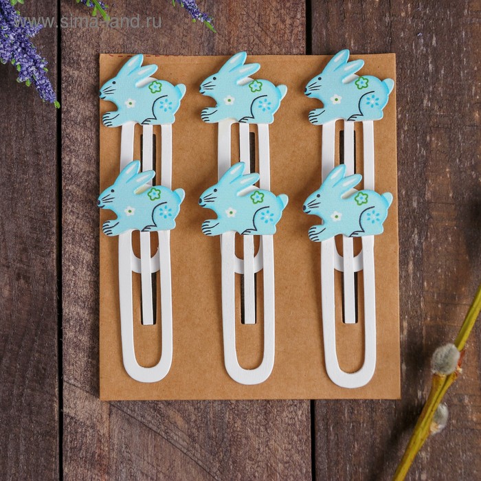 Зажимы декоративные «Пасхальные зайчики» набор 6 шт.
Зажимы декоративные «Пасхальные зайчики» набор 6 шт.