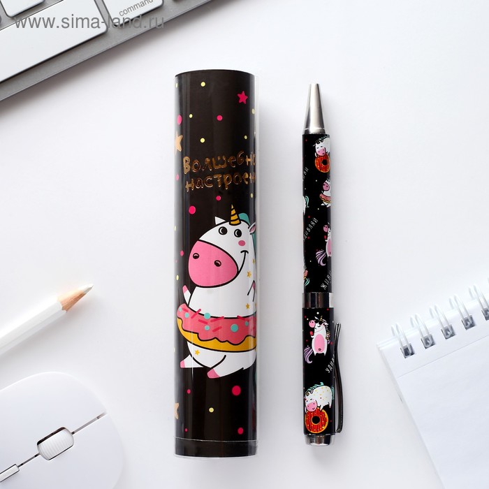 Ручка подарочная "Мечтай! Единорог", металл
Ручка подарочная "Мечтай! Единорог", металл