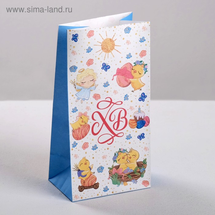 Пакет подарочный без ручек «Светлый день», 10 × 19,5 × 7 см
Пакет подарочный без ручек «Светлый день», 10 × 19,5 × 7 см