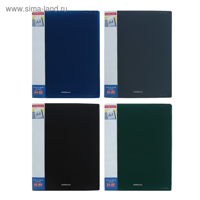 Папка А4, 60 вкладышей, 600 мкм, ErichKrause "Diamond Original", 24 мм, с карманом на корешке, МИКС
Папка А4, 60 вкладышей, 600 мкм, ErichKrause "Diamond Original", 24 мм, с карманом на корешке, МИКС