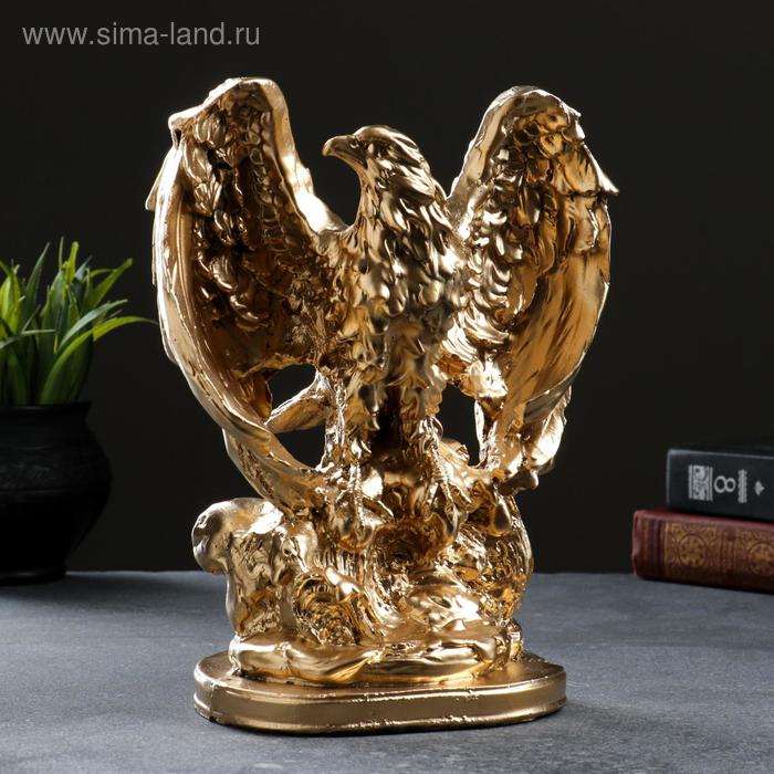 Фигура "Орел" малый золото, 15х21х26см
Фигура "Орел" малый золото, 15х21х26см
