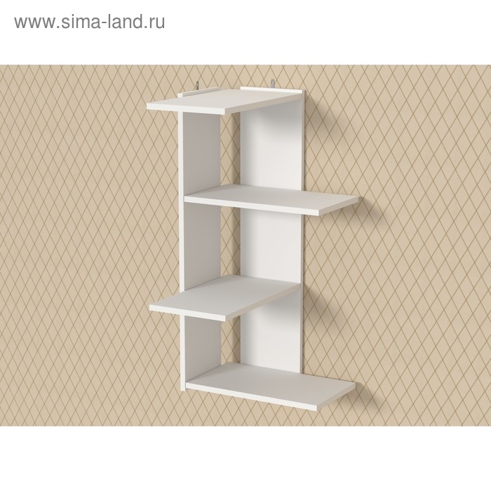 Полка угловая 436х436х850 белый
Полка угловая 436х436х850 белый