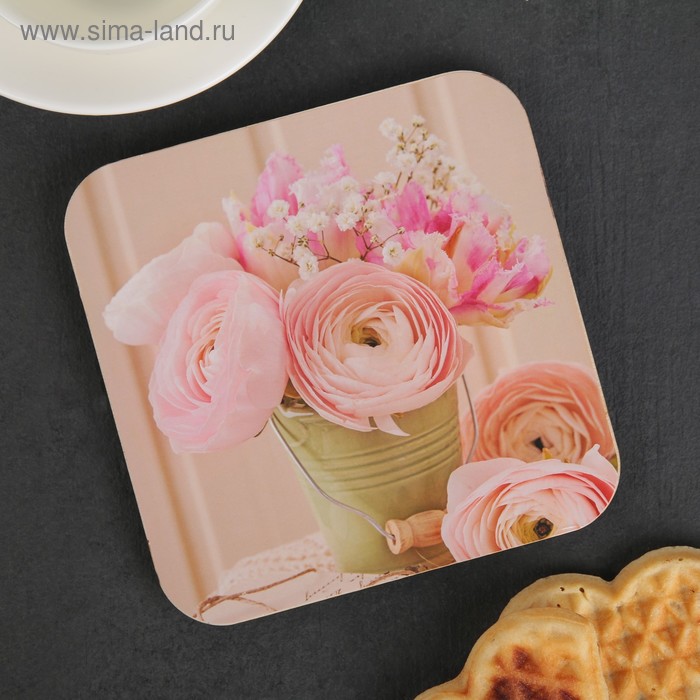 Подставка под горячее «Светлый букет», 14×14×0,8 см
Подставка под горячее «Светлый букет», 14×14×0,8 см