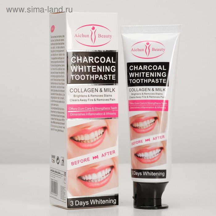 Угольная зубная паста 100 мл
Угольная зубная паста 100 мл