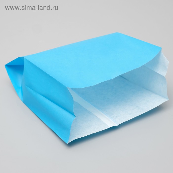 Пакет бумажный фасовочный, голубой, V-образное дно, 23,9 х 20 х 9 см
Пакет бумажный фасовочный, голубой, V-образное дно, 23,9 х 20 х 9 см