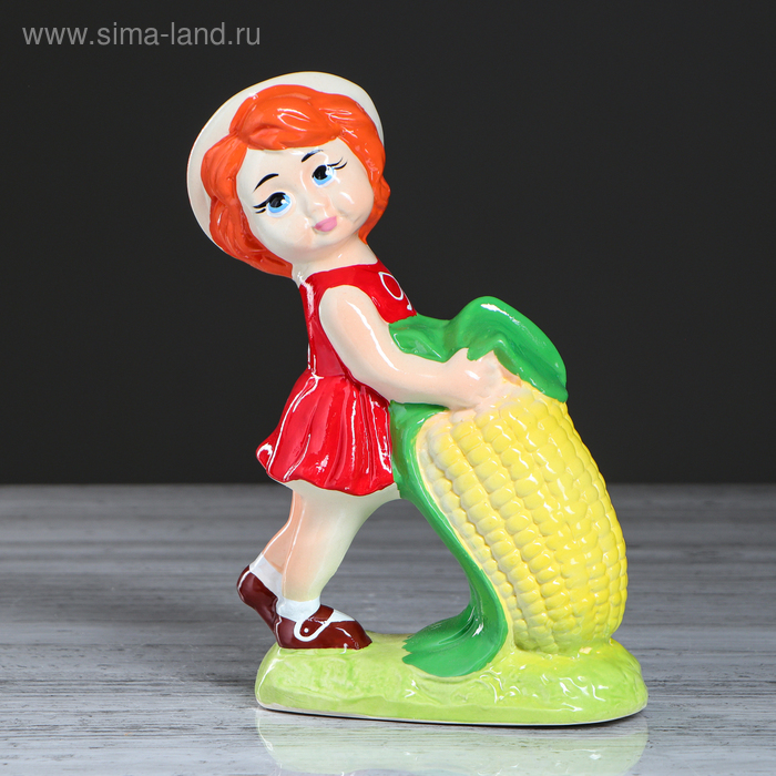 Копилка "Девочка с кукурузой", глазурь, разноцветная, 23,5 см
Копилка "Девочка с кукурузой", глазурь, разноцветная, 23,5 см