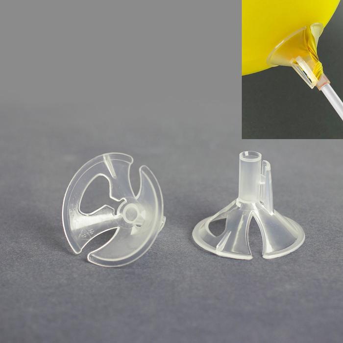 Держатель-зажим для шаров, d=5,4 мм, набор 100 шт., цвет прозрачный
Держатель-зажим для шаров, d=5,4 мм, набор 100 шт., цвет прозрачный