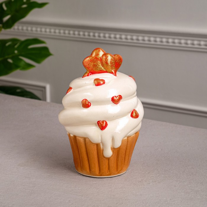 Копилка "Кексик любви", глазурь, разноцветная, 20 см
Копилка "Кексик любви", глазурь, разноцветная, 20 см