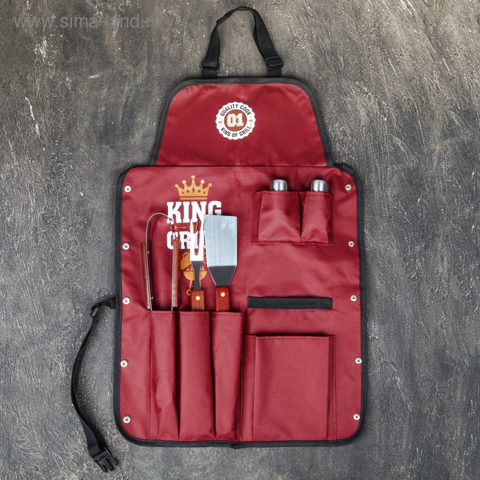 УЦЕНКА Фартук "King of Grill", коричневый, 63 х 43 см
УЦЕНКА Фартук "King of Grill", коричневый, 63 х 43 см