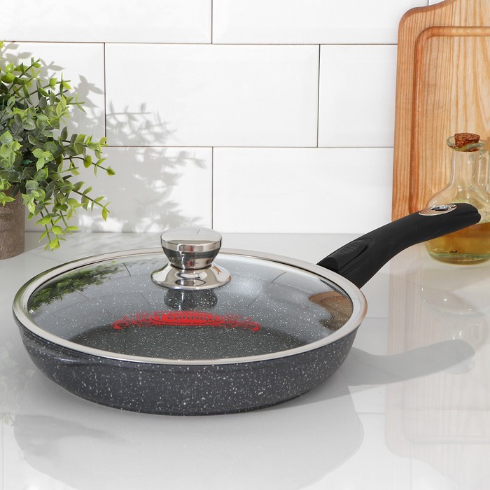 Сковорода «Графит», d=28 см, съёмная ручка, стеклянная крышка, цвет тёмно-коричневый
Сковорода «Графит», d=28 см, съёмная ручка, стеклянная крышка, цвет тёмно-коричневый