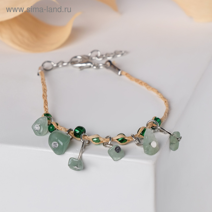 Браслет трявяной "Нефрит" 
Браслет трявяной "Нефрит"