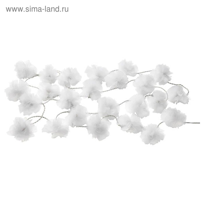 Гирлянда ЛИВСОР, 24 светодиода, для помещений, мощность 1.6 Вт, цвет белый
Гирлянда ЛИВСОР, 24 светодиода, для помещений, мощность 1.6 Вт, цвет белый