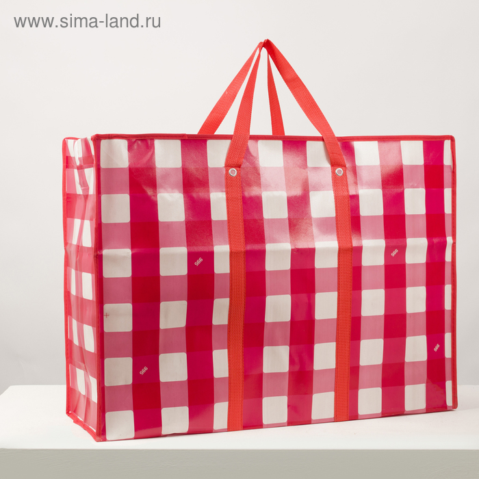 Сумка хозяйственная, отдел на молнии, цвет красный/белый
Сумка хозяйственная, отдел на молнии, цвет красный/белый