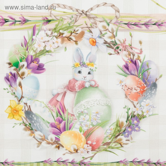 фото Скатерть "этель" уютная пасха 180х147 см, 100% хл, саржа 190 гр/м2