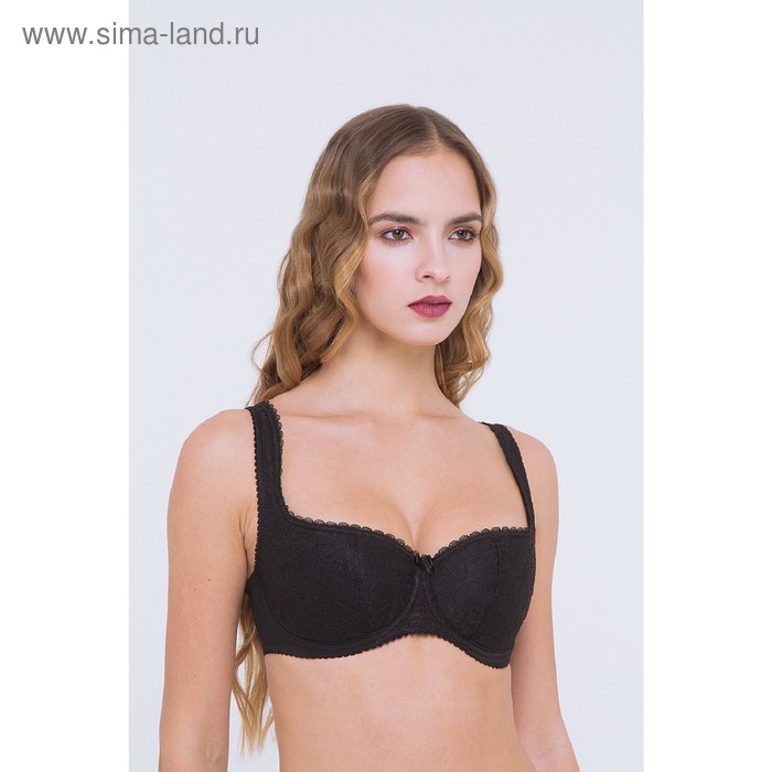 Бюстгальтер женский, размер 75C, цвет чёрный 
Бюстгальтер женский, размер 75C, цвет чёрный