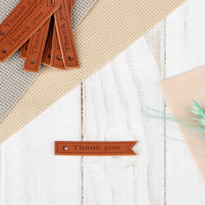 Набор нашивок «Thank you», 5 × 1,5 см, 10 шт
Набор нашивок «Thank you», 5 × 1,5 см, 10 шт