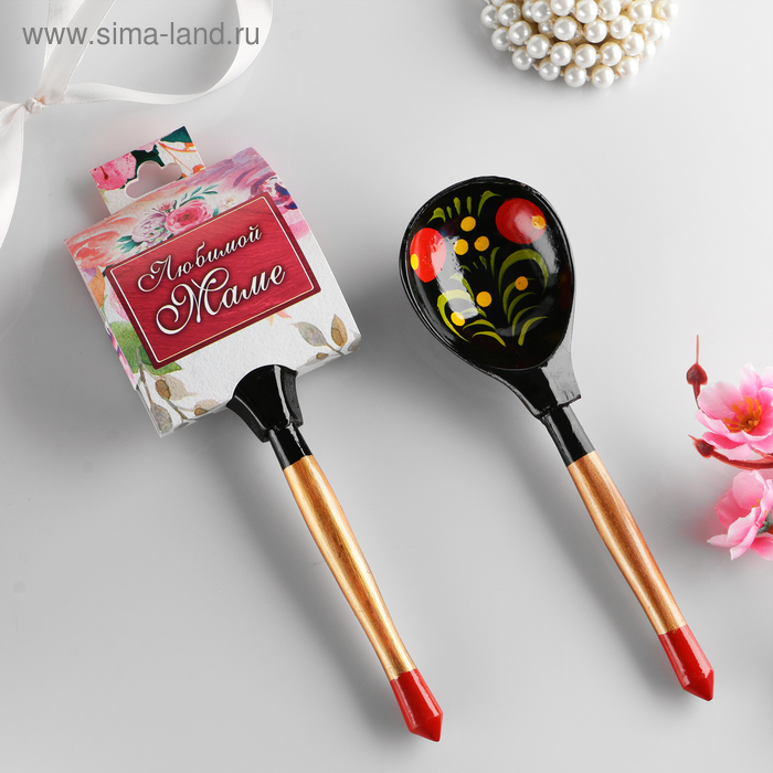 фото Ложка подарочная "любимой маме", с подвесом