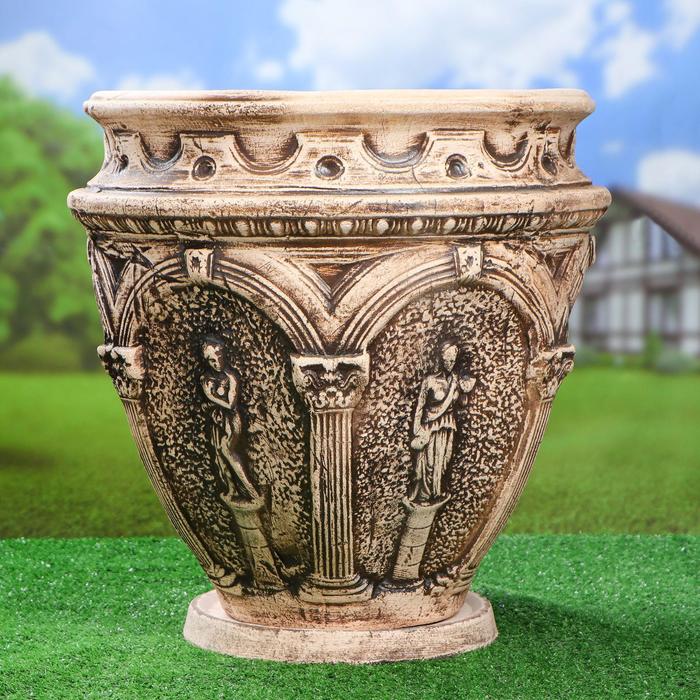 Кашпо садовое "Дева", шамот, 45 л
Кашпо садовое "Дева", шамот, 45 л