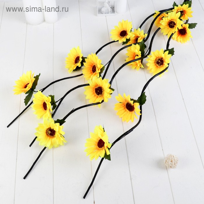 Декор ветка "Подсолнухи" 150 см, (фасовка 5 шт, цена за 1шт)
Декор ветка "Подсолнухи" 150 см, (фасовка 5 шт, цена за 1шт)