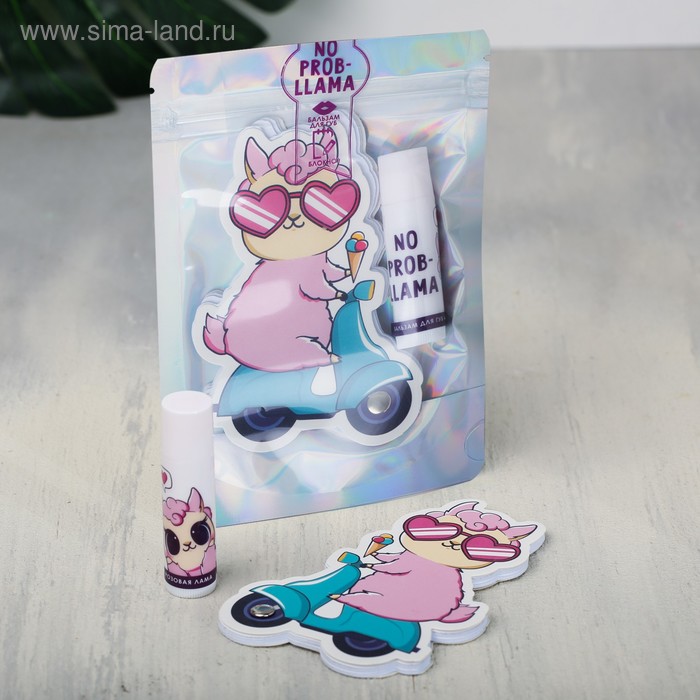 Набор "Лама", бальзам для губ, блокнотик
Набор "Лама", бальзам для губ, блокнотик