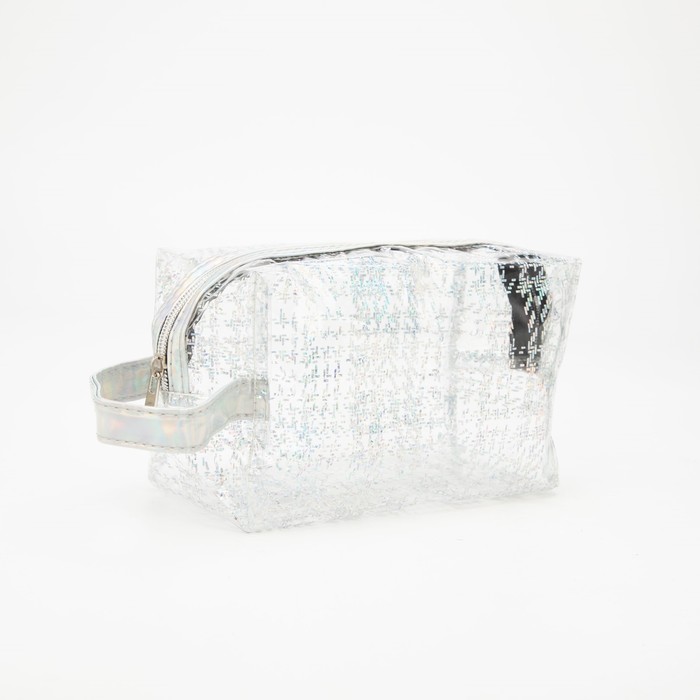 Косметичка ПВХ, отдел на молнии, с ручкой, цвет белый
Косметичка ПВХ, отдел на молнии, с ручкой, цвет белый