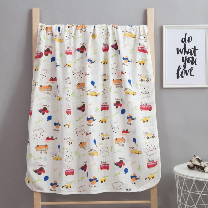 Одеяло лёгкое Крошка Я "Машинки" 90*90 см, муслин четырехслойный, 100% хлопок
Одеяло лёгкое Крошка Я "Машинки" 90*90 см, муслин четырехслойный, 100% хлопок