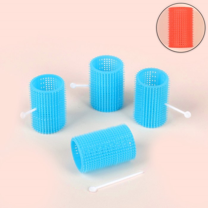 Бигуди с фиксатором, d = 4 см, 6 см, 4 шт, цвет МИКС
Бигуди с фиксатором, d = 4 см, 6 см, 4 шт, цвет МИКС