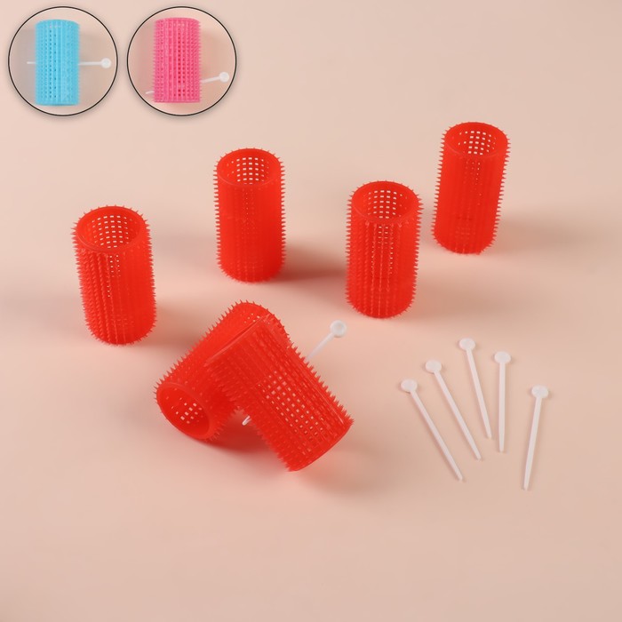 Бигуди с фиксатором, d = 3 см, 6 см, 6 шт, цвет МИКС
Бигуди с фиксатором, d = 3 см, 6 см, 6 шт, цвет МИКС