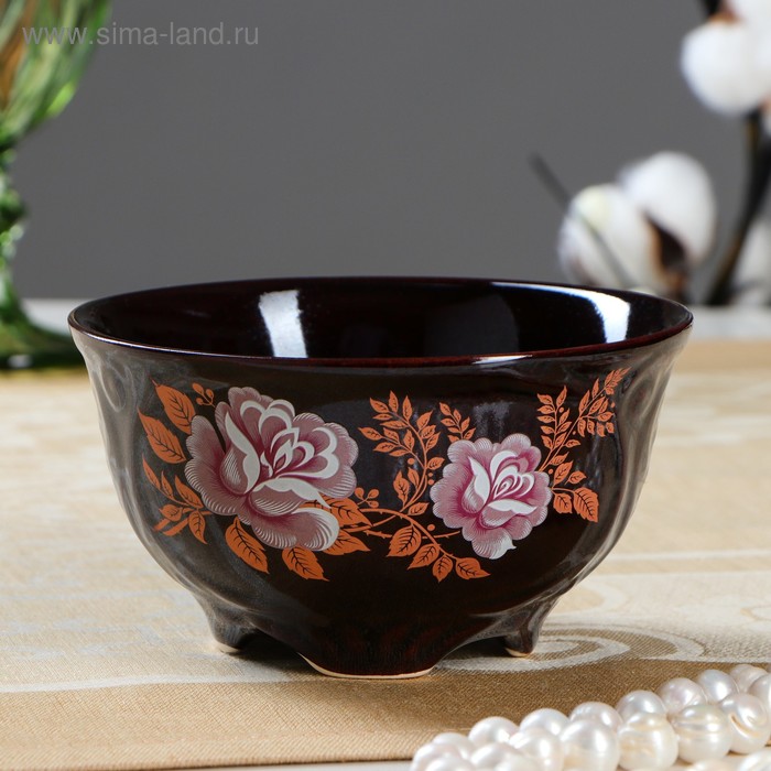 Салатник "Сумской", коричневый с деколью, 0.45 л, микс
Салатник "Сумской", коричневый с деколью, 0.45 л, микс