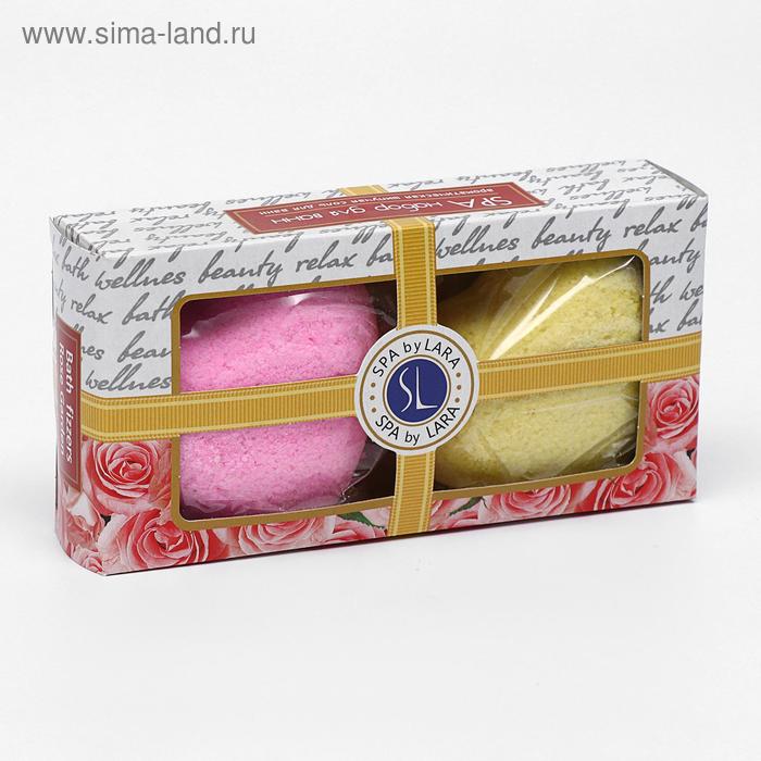 Набор ароматическая соль шипучая для ванн Spa by Lara, «Сердечки», 2 шт. 
Набор ароматическая соль шипучая для ванн Spa by Lara, «Сердечки», 2 шт.