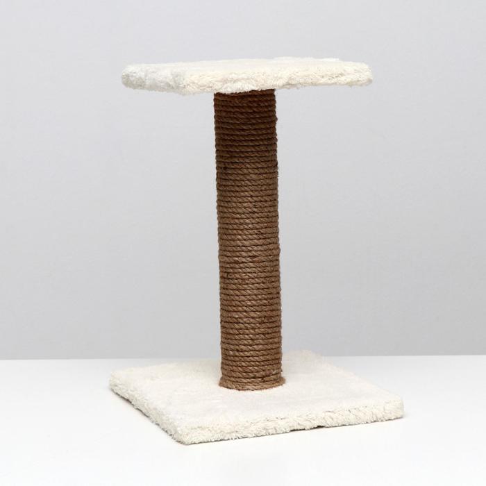 Когтеточка "Полка" с подставкой, 30 х 30 х 40 см, джут, белая
Когтеточка "Полка" с подставкой, 30 х 30 х 40 см, джут, белая