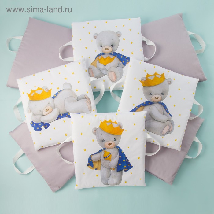 Бортики в кроватку Крошка Я «Принц Митчелл», цвет белый, 35х35 см-8 шт, сатин
Бортики в кроватку Крошка Я «Принц Митчелл», цвет белый, 35х35 см-8 шт, сатин