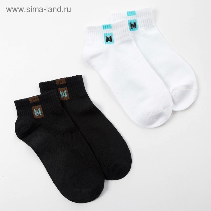 Набор детских носков 2 пары MINAKU Однотонные, цвет чёрный/белый, размер 35-38 (22-24 см)
Набор детских носков 2 пары MINAKU Однотонные, цвет чёрный/белый, размер 35-38 (22-24 см)