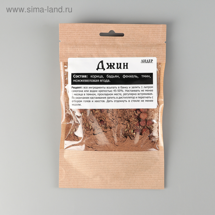 Набор трав и специй «Джин»
Набор трав и специй «Джин»