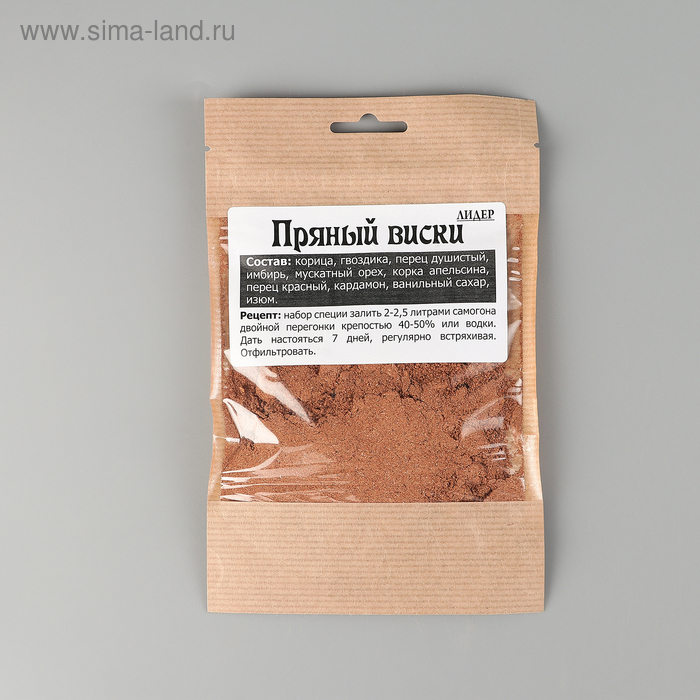 Набор трав и специй «Пряный виски»
Набор трав и специй «Пряный виски»