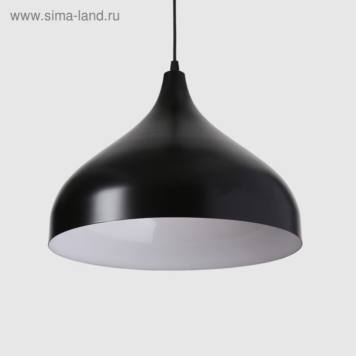 Светильник "Купол" 1х40Вт Е14 черный 32х32х25см