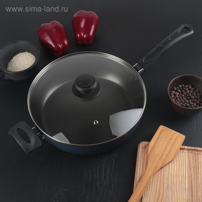 Сотейник «Экономика сатин», d=26 см, 2 ручки, стеклянная крышка
Сотейник «Экономика сатин», d=26 см, 2 ручки, стеклянная крышка