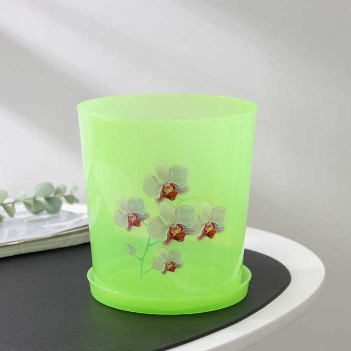 Горшок для орхидей с поддоном, 1,8 л, рисунок МИКС
Горшок для орхидей с поддоном, 1,8 л, рисунок МИКС