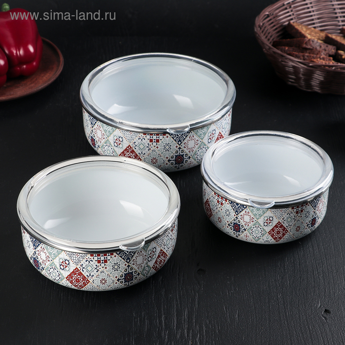 Набор лотков «Марокко», 3 предмета: 700 мл, 1 л, 1,4 л
Набор лотков «Марокко», 3 предмета: 700 мл, 1 л, 1,4 л