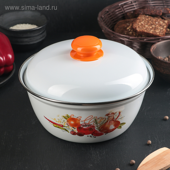 Салатник с крышкой «Итальянская кухня», 2 л
Салатник с крышкой «Итальянская кухня», 2 л