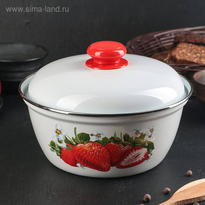 Салатник с крышкой «Сочная клубника», 2 л
Салатник с крышкой «Сочная клубника», 2 л