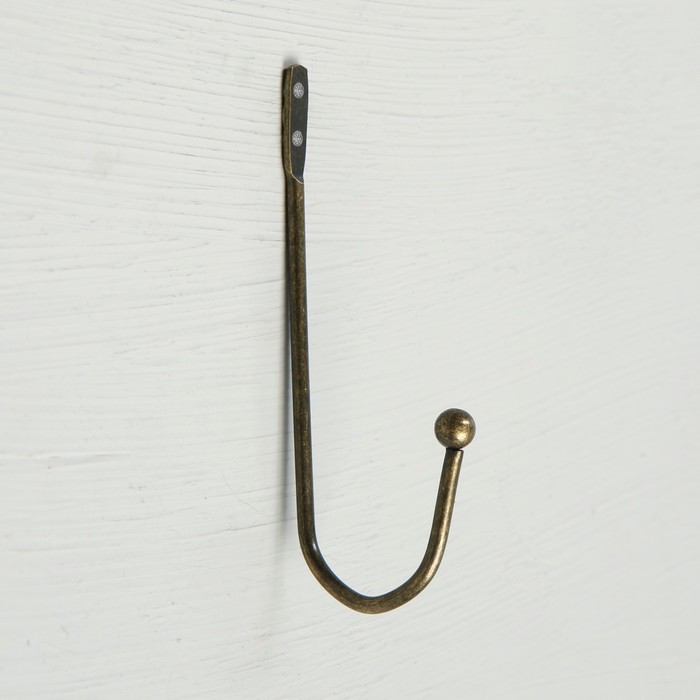 фото Крючок мебельный vintage 019, цвет бронза