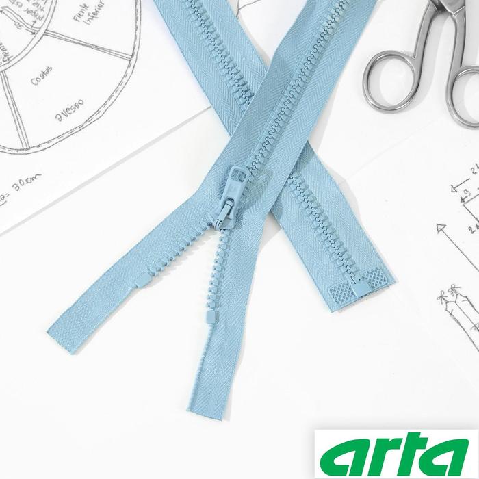 Молния «Трактор», Т10, разъёмная, 80 см, цвет голубой №039
Молния «Трактор», Т10, разъёмная, 80 см, цвет голубой №039