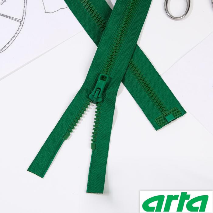 Молния «Трактор», Т10, разъёмная, 85 см, цвет ярко-зелёный №050
Молния «Трактор», Т10, разъёмная, 85 см, цвет ярко-зелёный №050